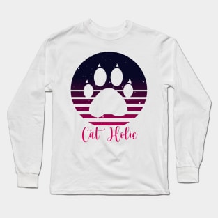 Cat Lover Retro Long Sleeve T-Shirt
